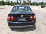 2009 Volkswagen Jetta S Black vin: 3VWJM71K69M098251