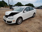 2009 Volkswagen Jetta S White vin: 3VWJM71K89M097845