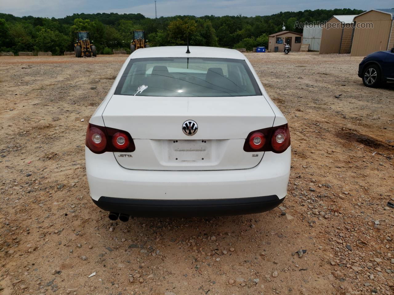 2009 Volkswagen Jetta S White vin: 3VWJM71K89M097845