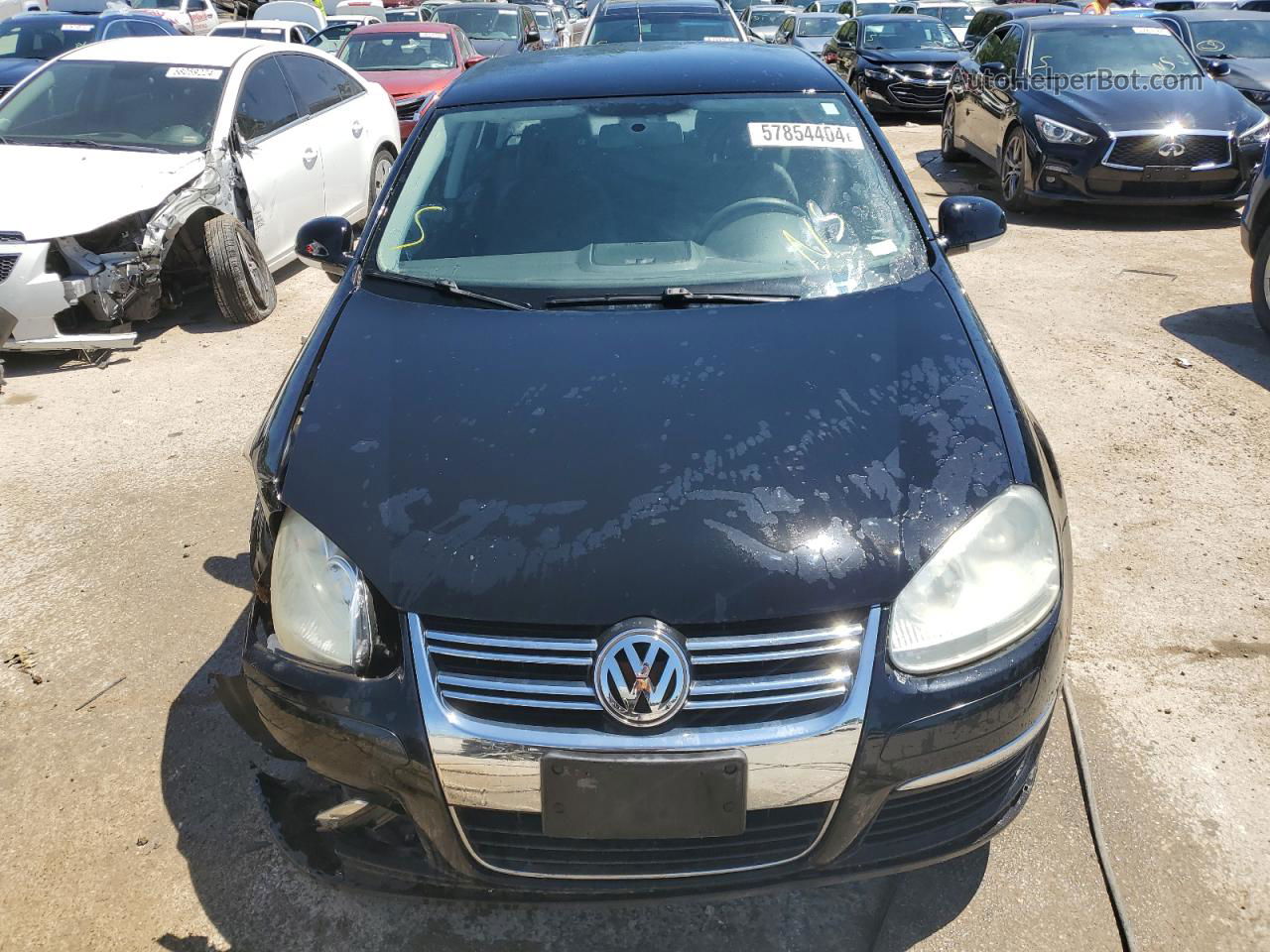 2009 Volkswagen Jetta S Black vin: 3VWJM71KX9M013833