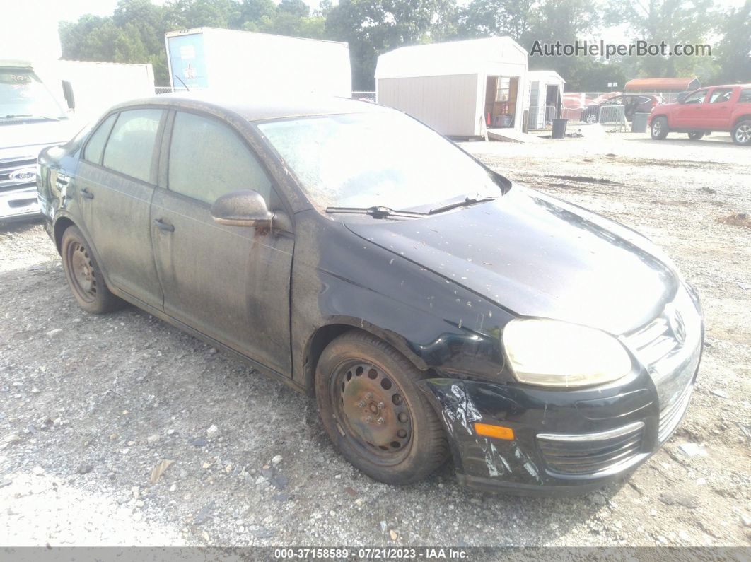 2009 Volkswagen Jetta Sedan S Black vin: 3VWJM71KX9M026212