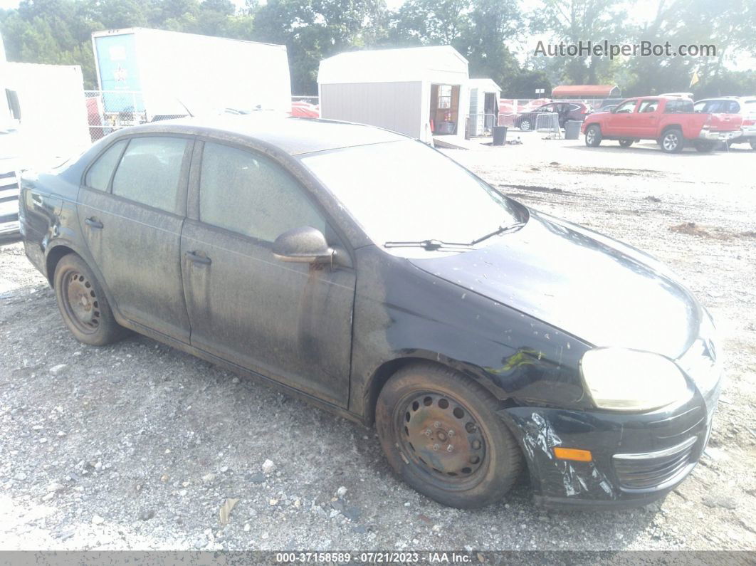 2009 Volkswagen Jetta Sedan S Black vin: 3VWJM71KX9M026212