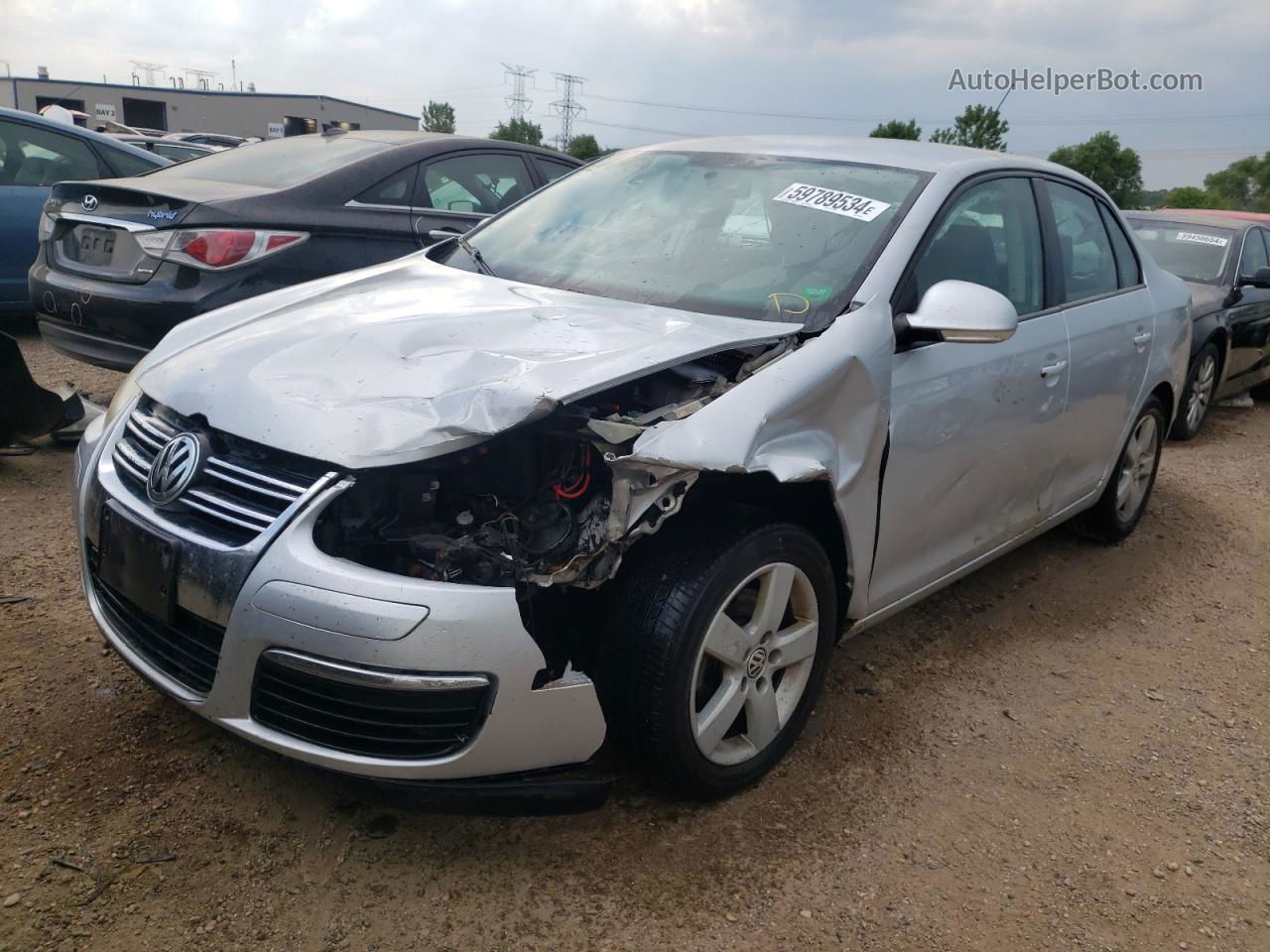 2009 Volkswagen Jetta S Silver vin: 3VWJM71KX9M079427