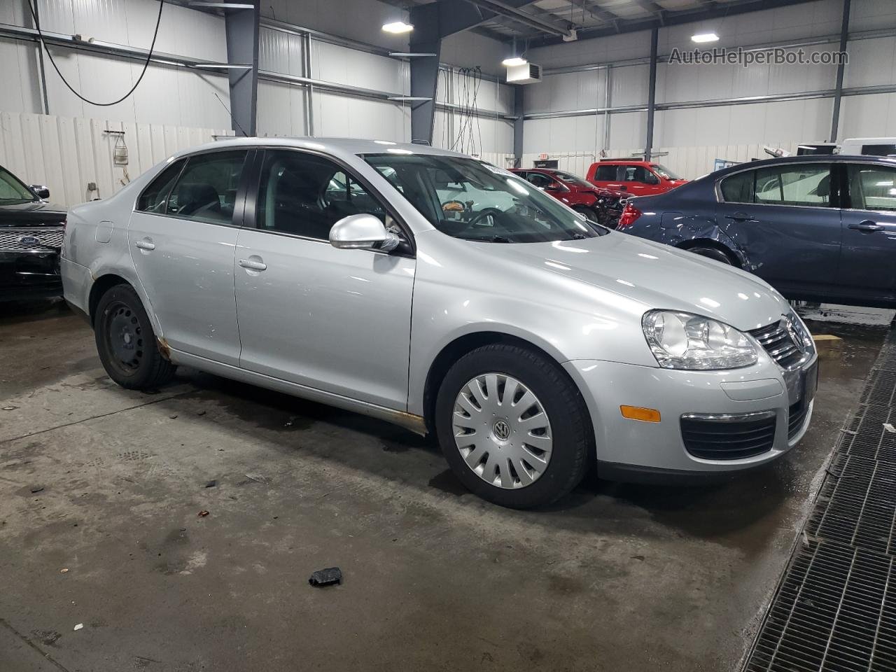 2009 Volkswagen Jetta S Серебряный vin: 3VWJM71KX9M152196