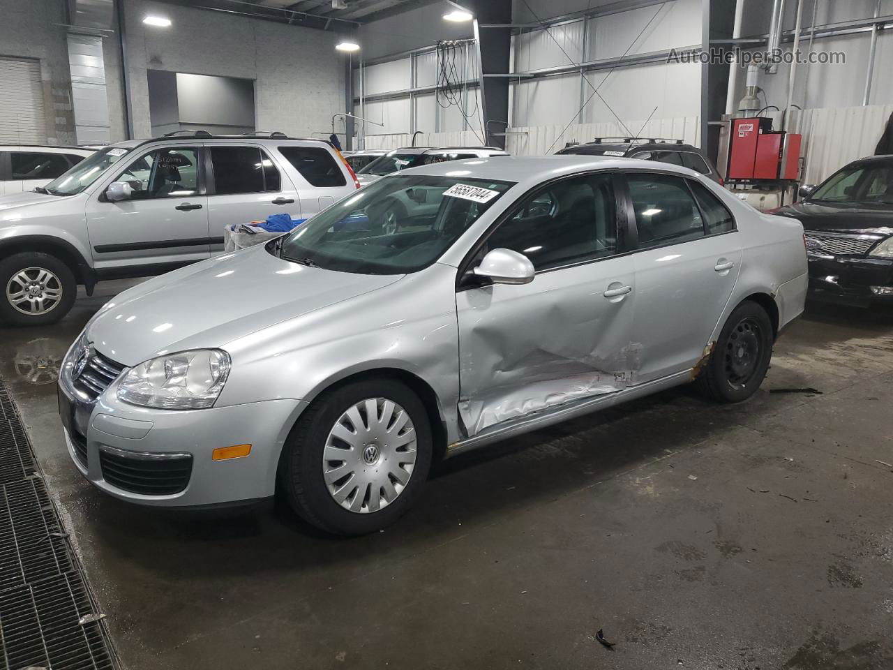 2009 Volkswagen Jetta S Silver vin: 3VWJM71KX9M152196