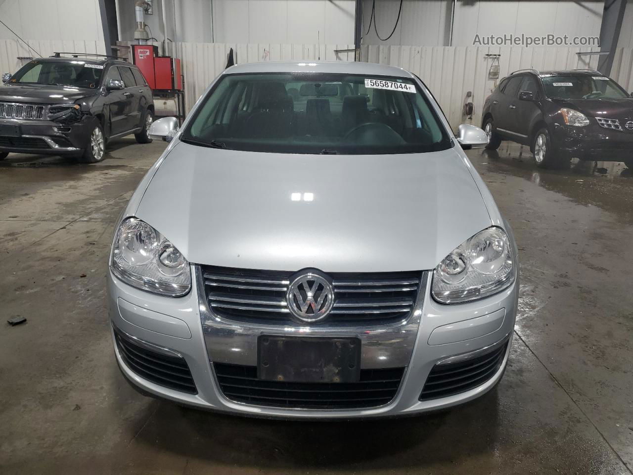 2009 Volkswagen Jetta S Silver vin: 3VWJM71KX9M152196