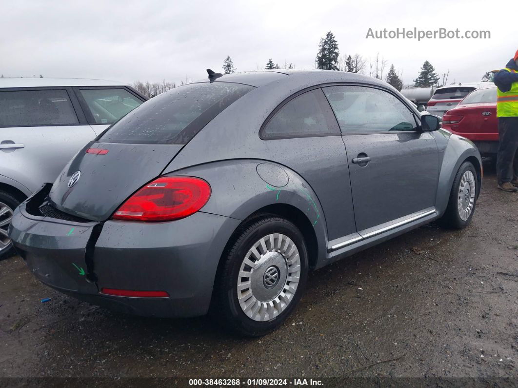 2014 Volkswagen Beetle 2.5l Gray vin: 3VWJP7AT3EM607383