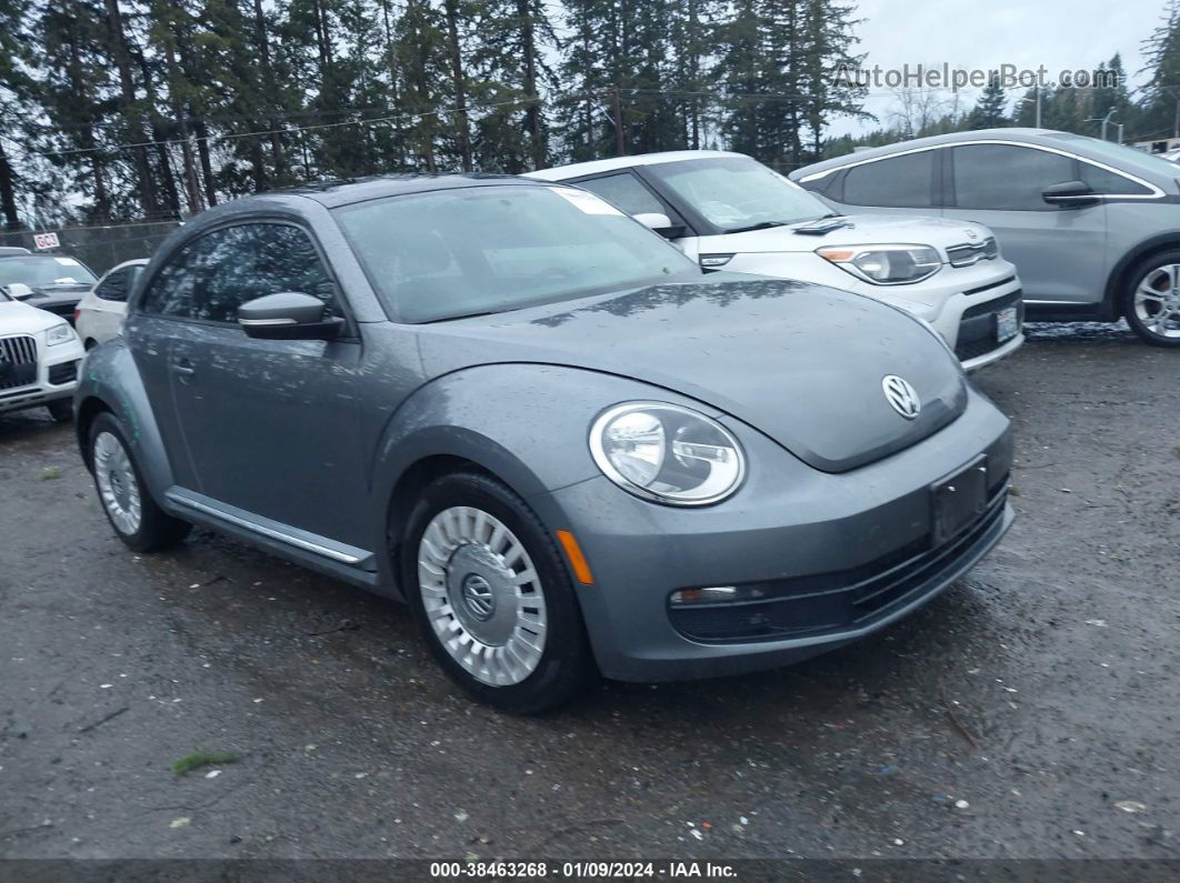 2014 Volkswagen Beetle 2.5l Gray vin: 3VWJP7AT3EM607383