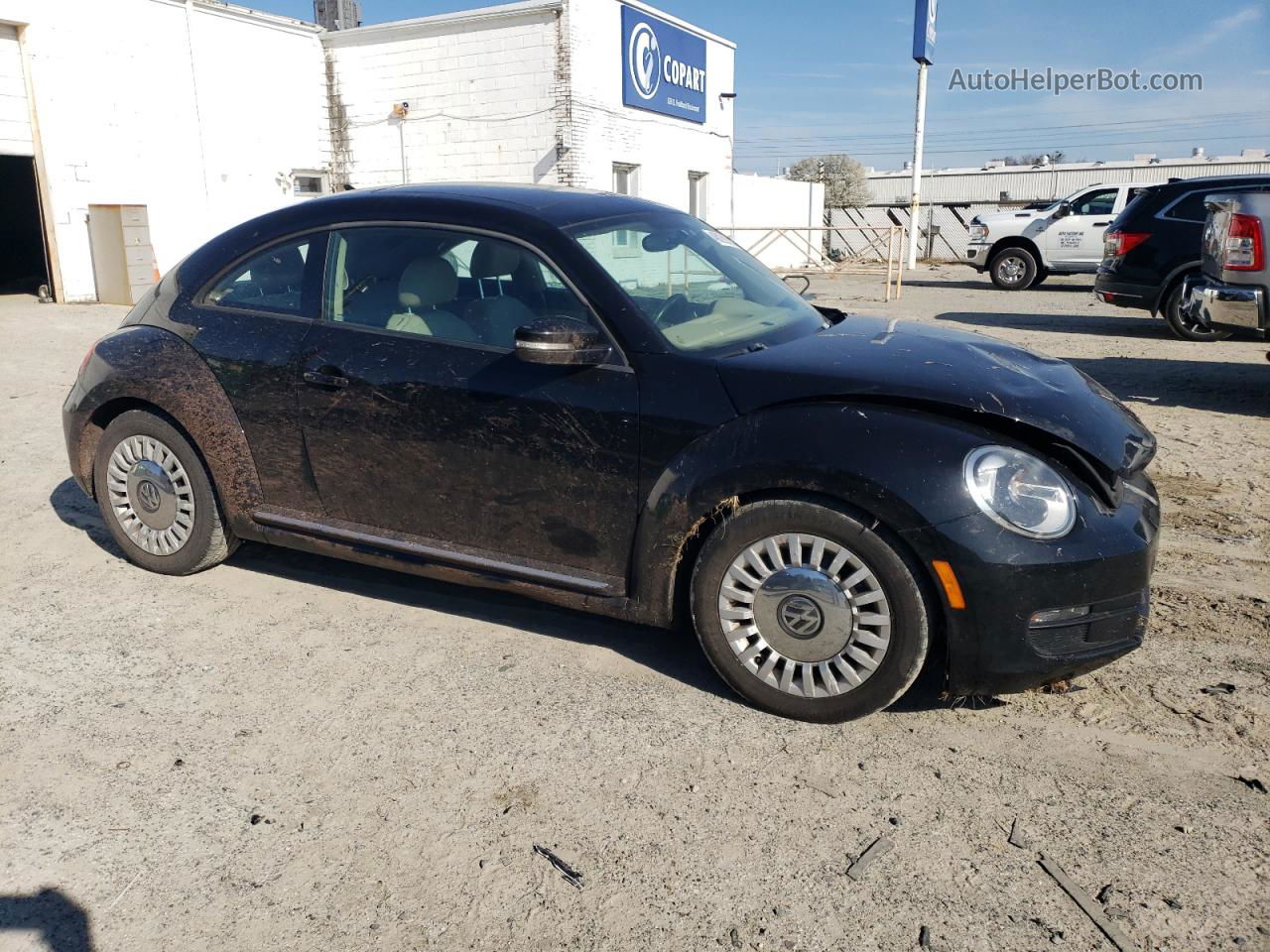 2014 Volkswagen Beetle  Black vin: 3VWJP7AT3EM613121