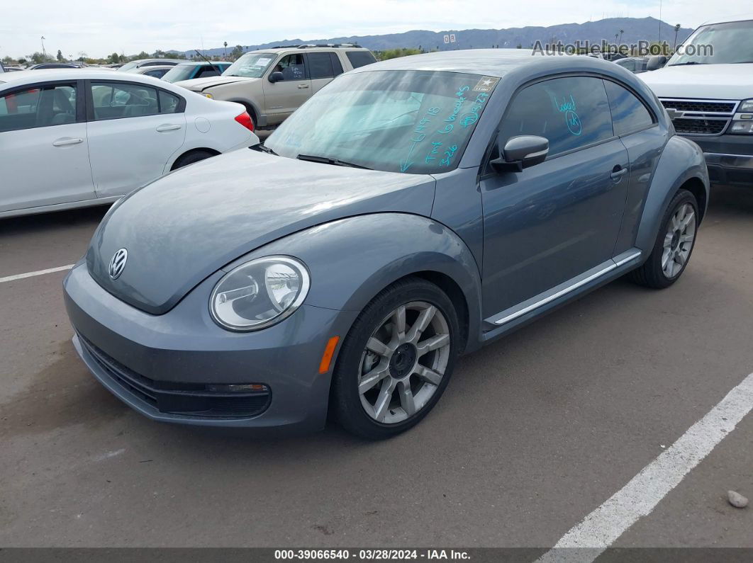 2014 Volkswagen Beetle 2.5l Gray vin: 3VWJP7AT3EM614978