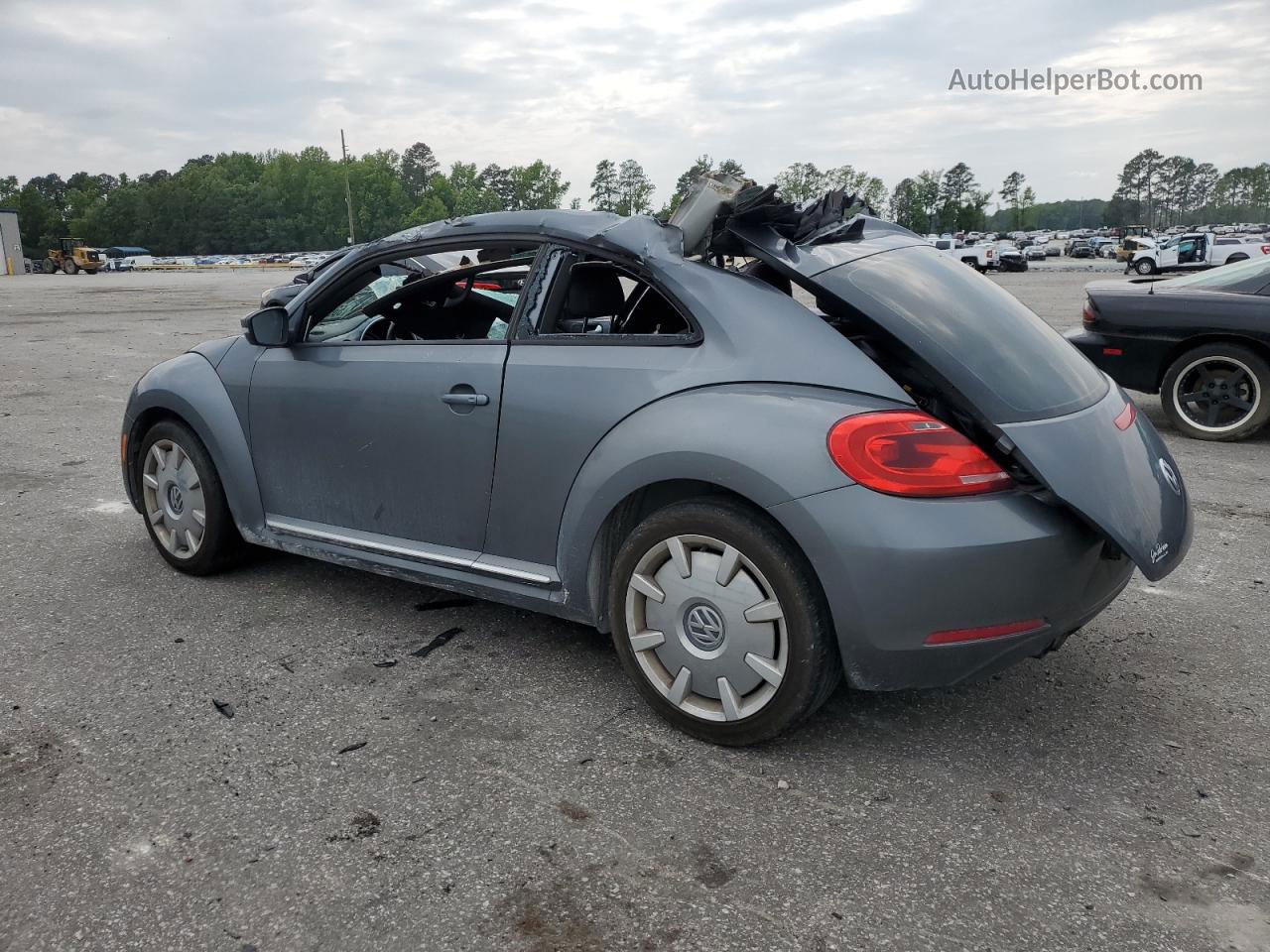 2014 Volkswagen Beetle  Gray vin: 3VWJP7AT6EM622251