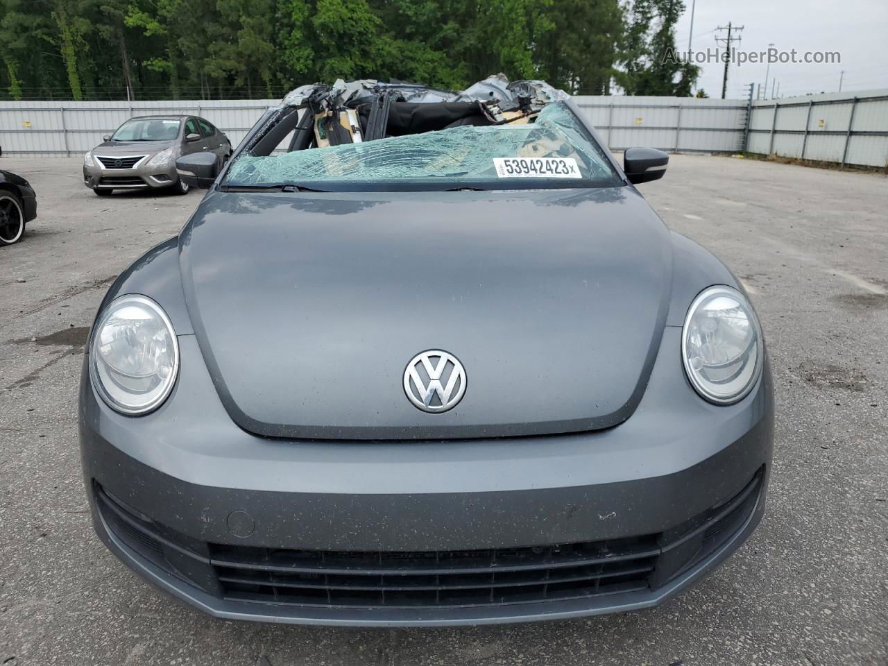 2014 Volkswagen Beetle  Серый vin: 3VWJP7AT6EM622251