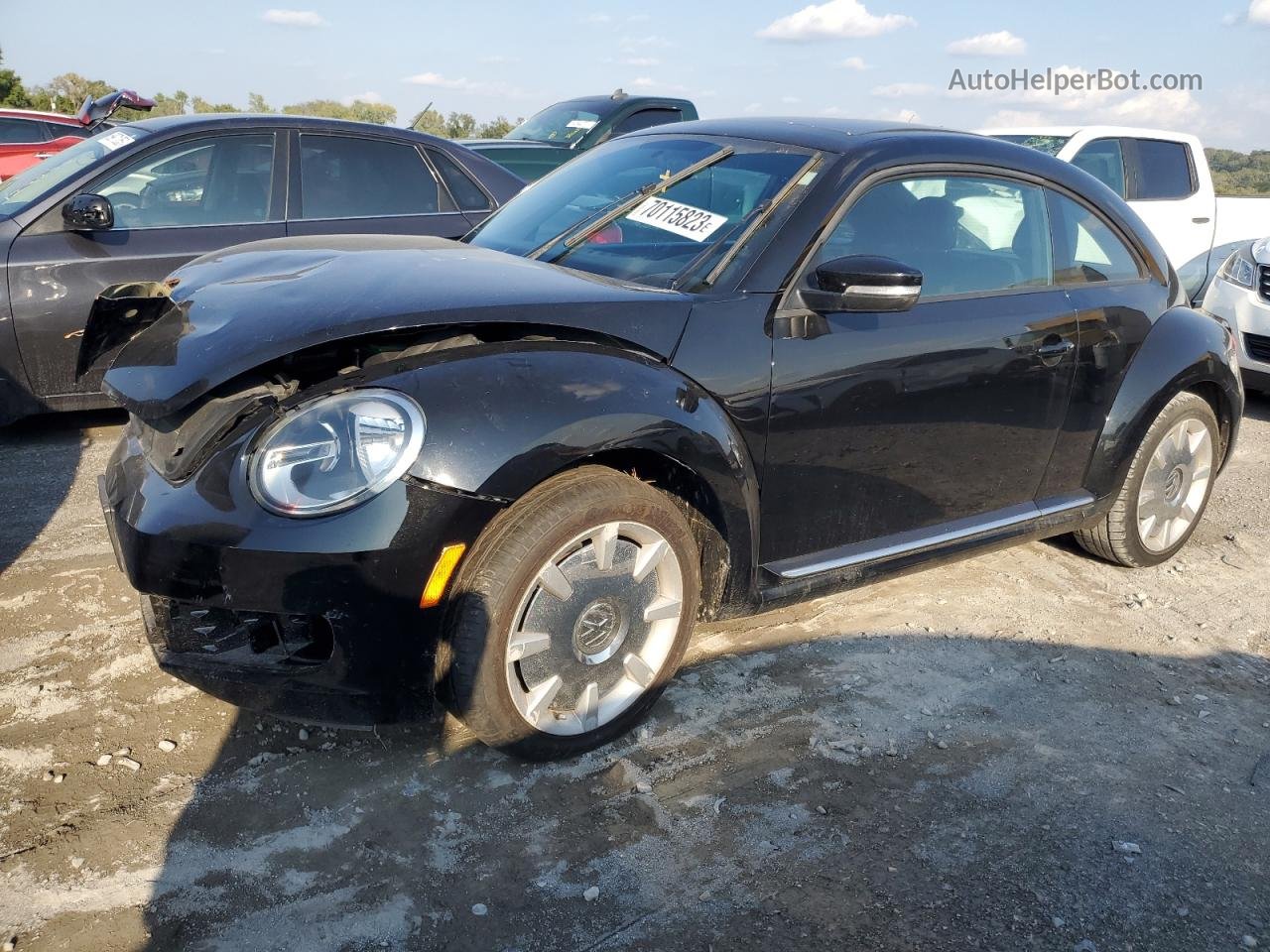 2014 Volkswagen Beetle  Black vin: 3VWJP7AT6EM630267
