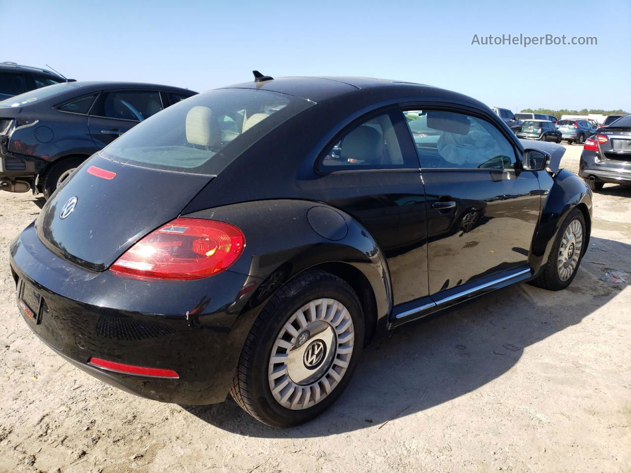 2014 Volkswagen Beetle  Black vin: 3VWJP7AT8EM612854