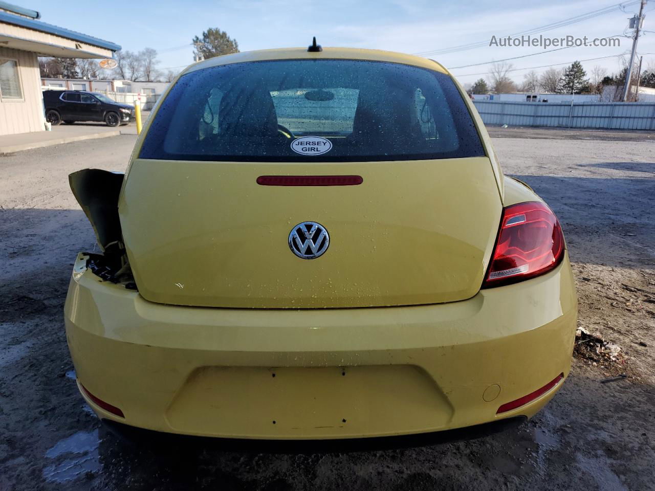 2014 Volkswagen Beetle  Yellow vin: 3VWJP7ATXEM625248