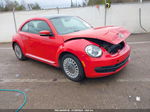 2014 Volkswagen Beetle 2.5l Red vin: 3VWJX7AT0EM610323