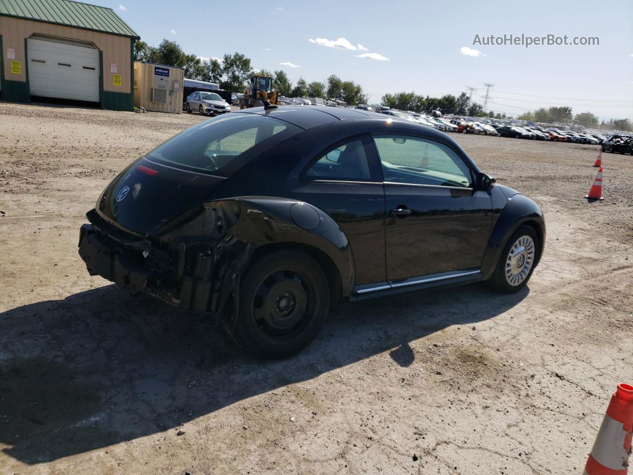 2014 Volkswagen Beetle  Black vin: 3VWJX7AT0EM622293