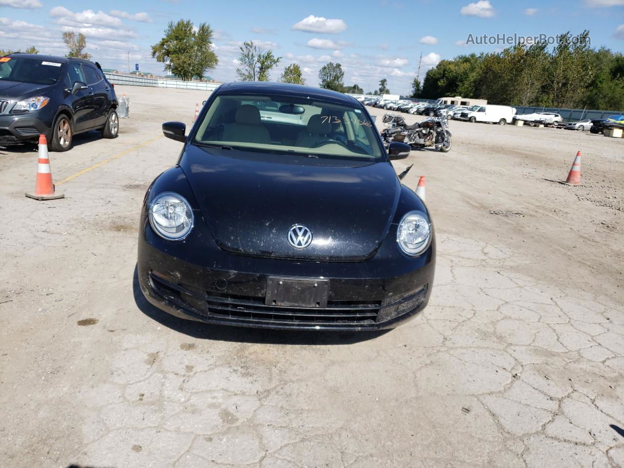 2014 Volkswagen Beetle  Black vin: 3VWJX7AT0EM622293