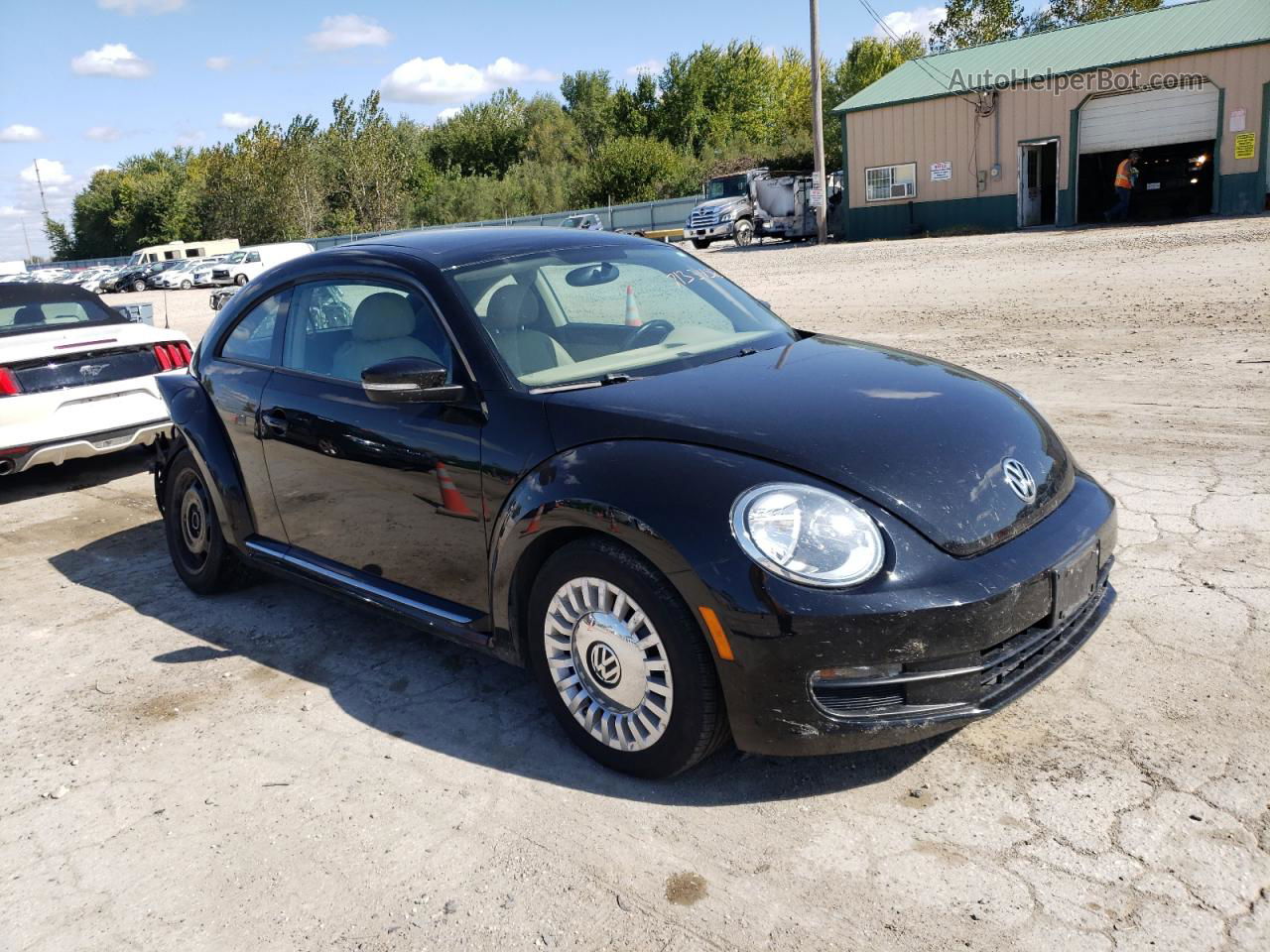 2014 Volkswagen Beetle  Black vin: 3VWJX7AT0EM622293