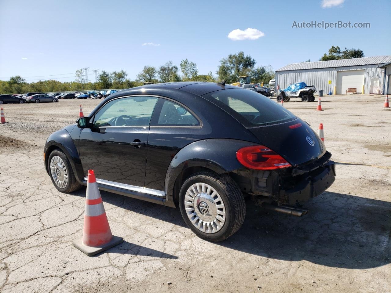 2014 Volkswagen Beetle  Black vin: 3VWJX7AT0EM622293