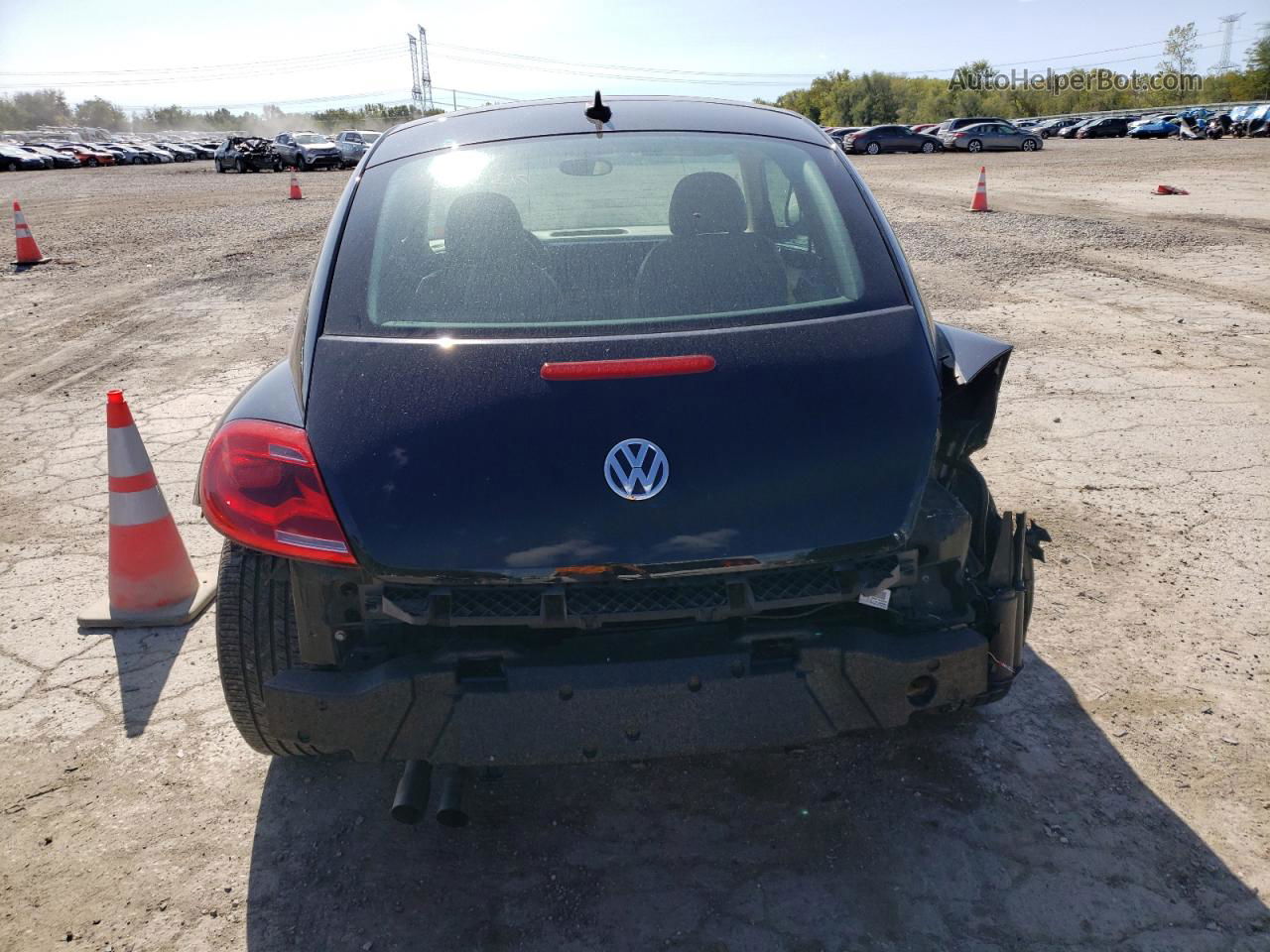 2014 Volkswagen Beetle  Black vin: 3VWJX7AT0EM622293