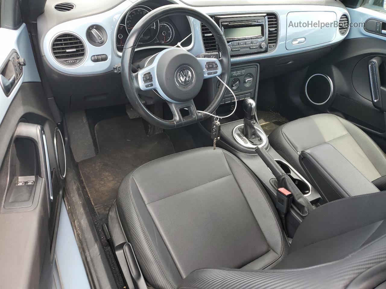 2014 Volkswagen Beetle  Синий vin: 3VWJX7AT2EM632629