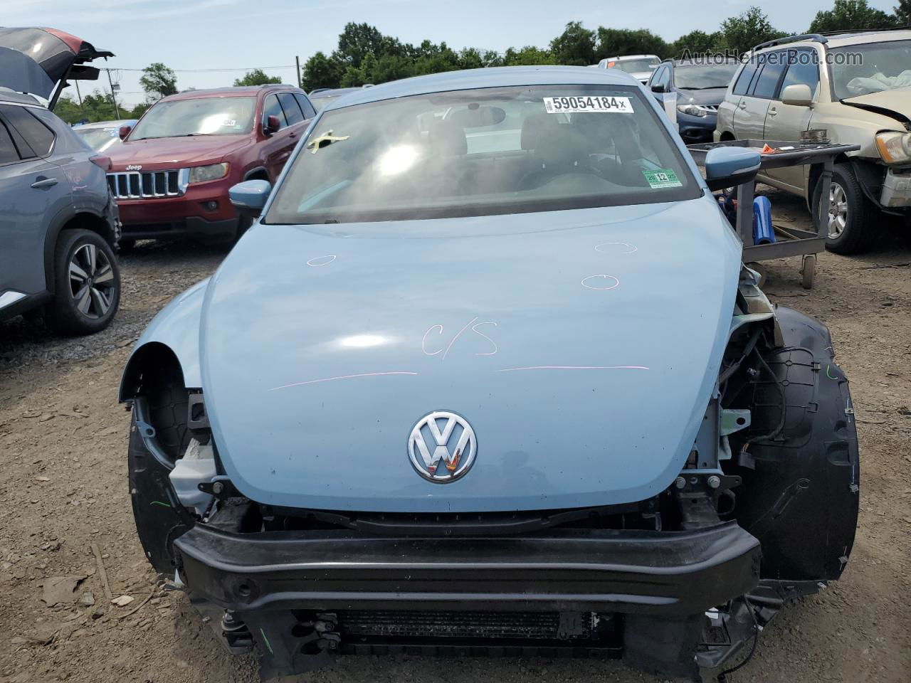 2014 Volkswagen Beetle  Blue vin: 3VWJX7AT2EM632629