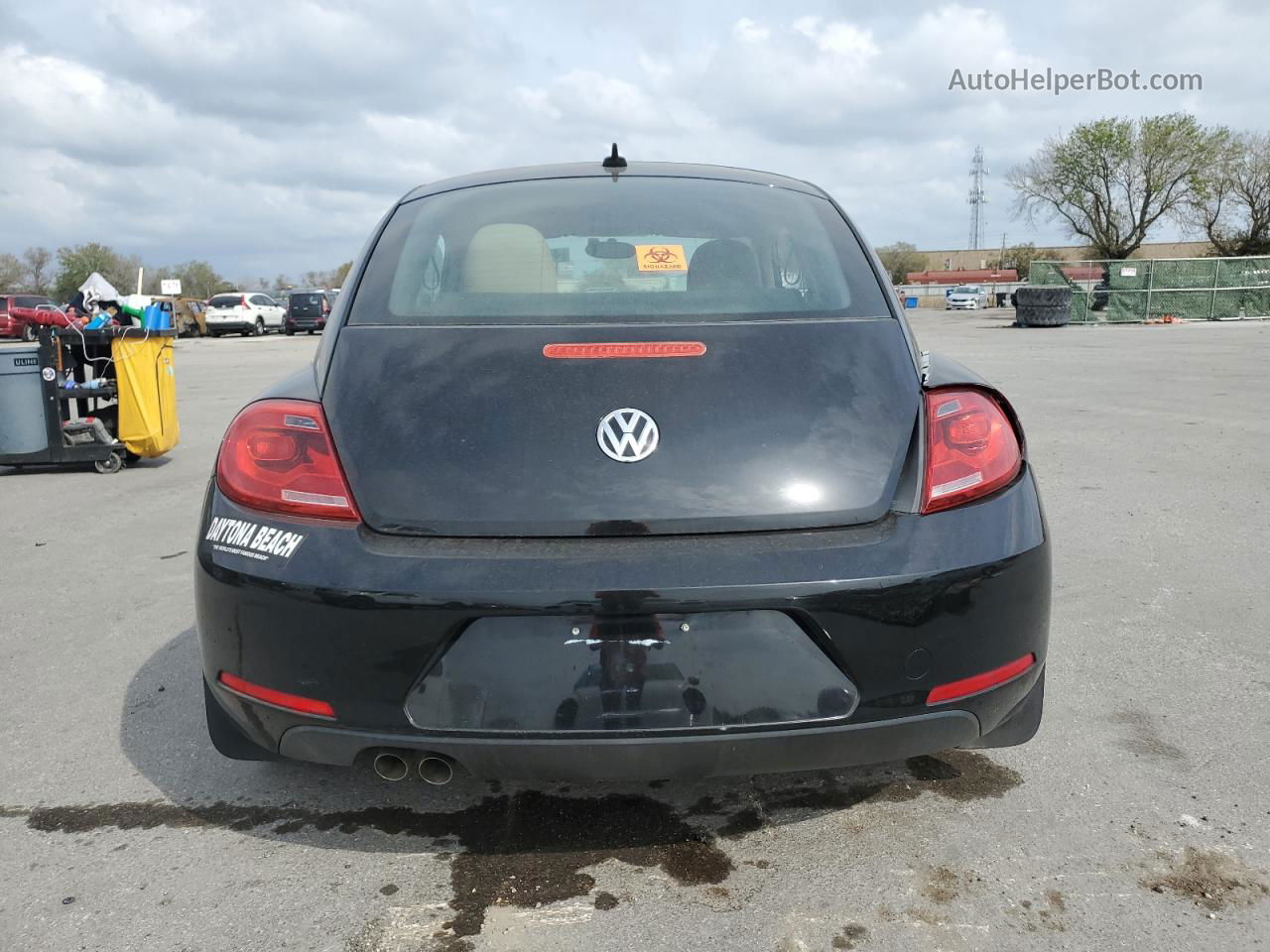 2014 Volkswagen Beetle  Black vin: 3VWJX7AT3EM621039