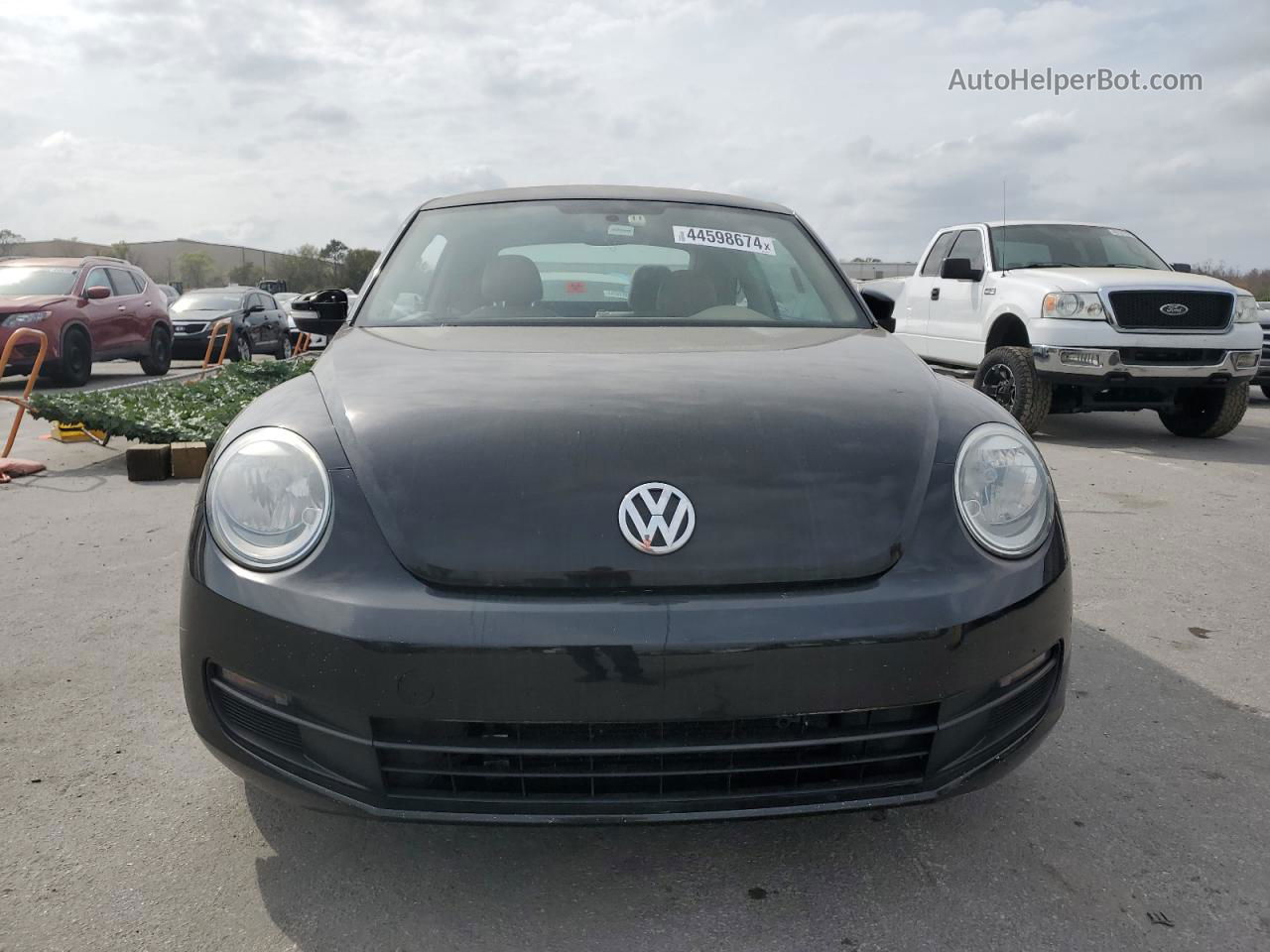 2014 Volkswagen Beetle  Black vin: 3VWJX7AT3EM621039