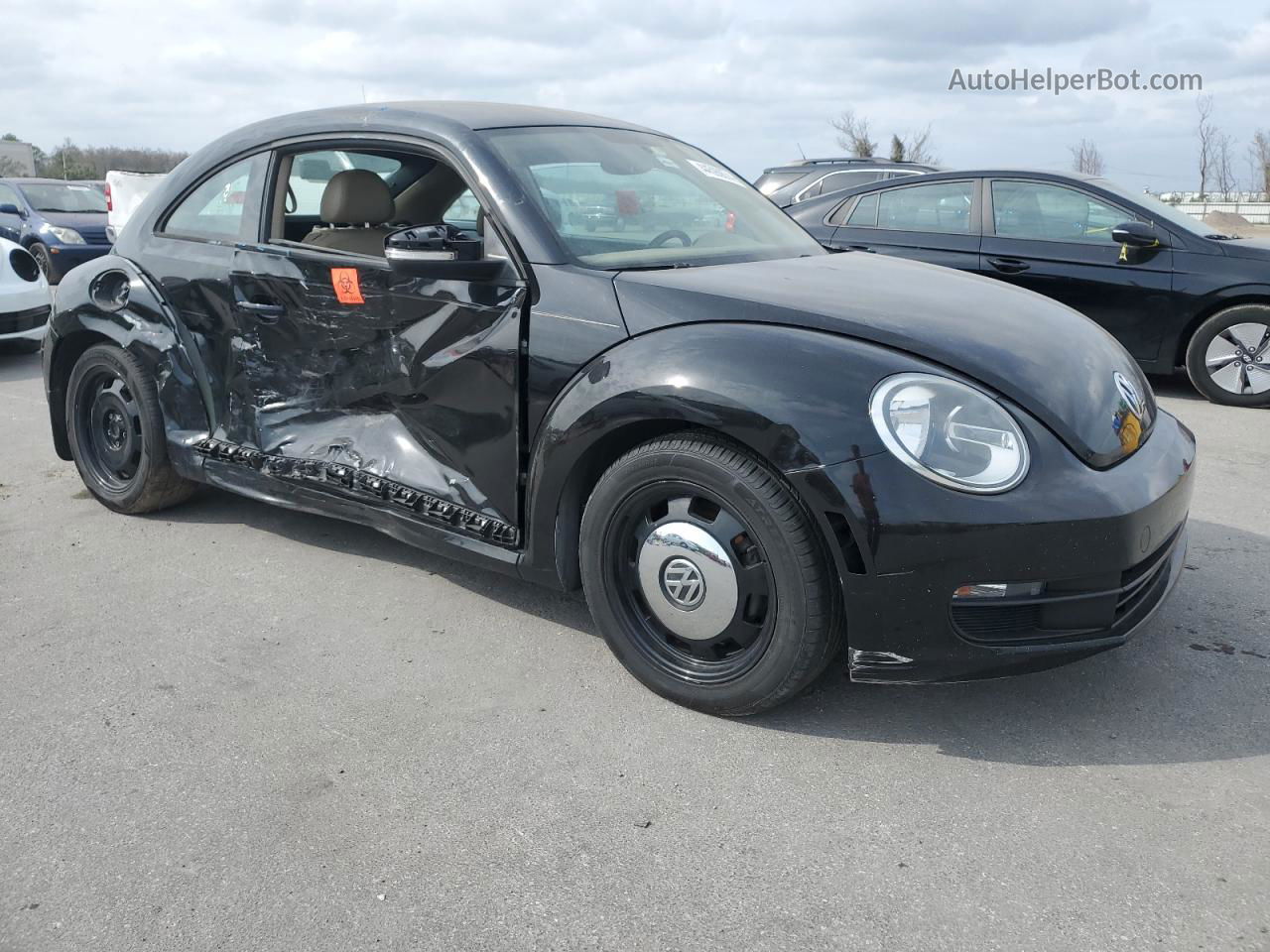 2014 Volkswagen Beetle  Black vin: 3VWJX7AT3EM621039