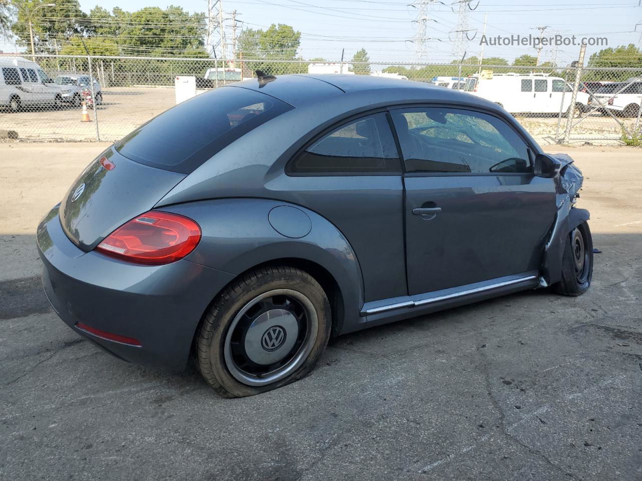 2014 Volkswagen Beetle  Gray vin: 3VWJX7AT7EM632223