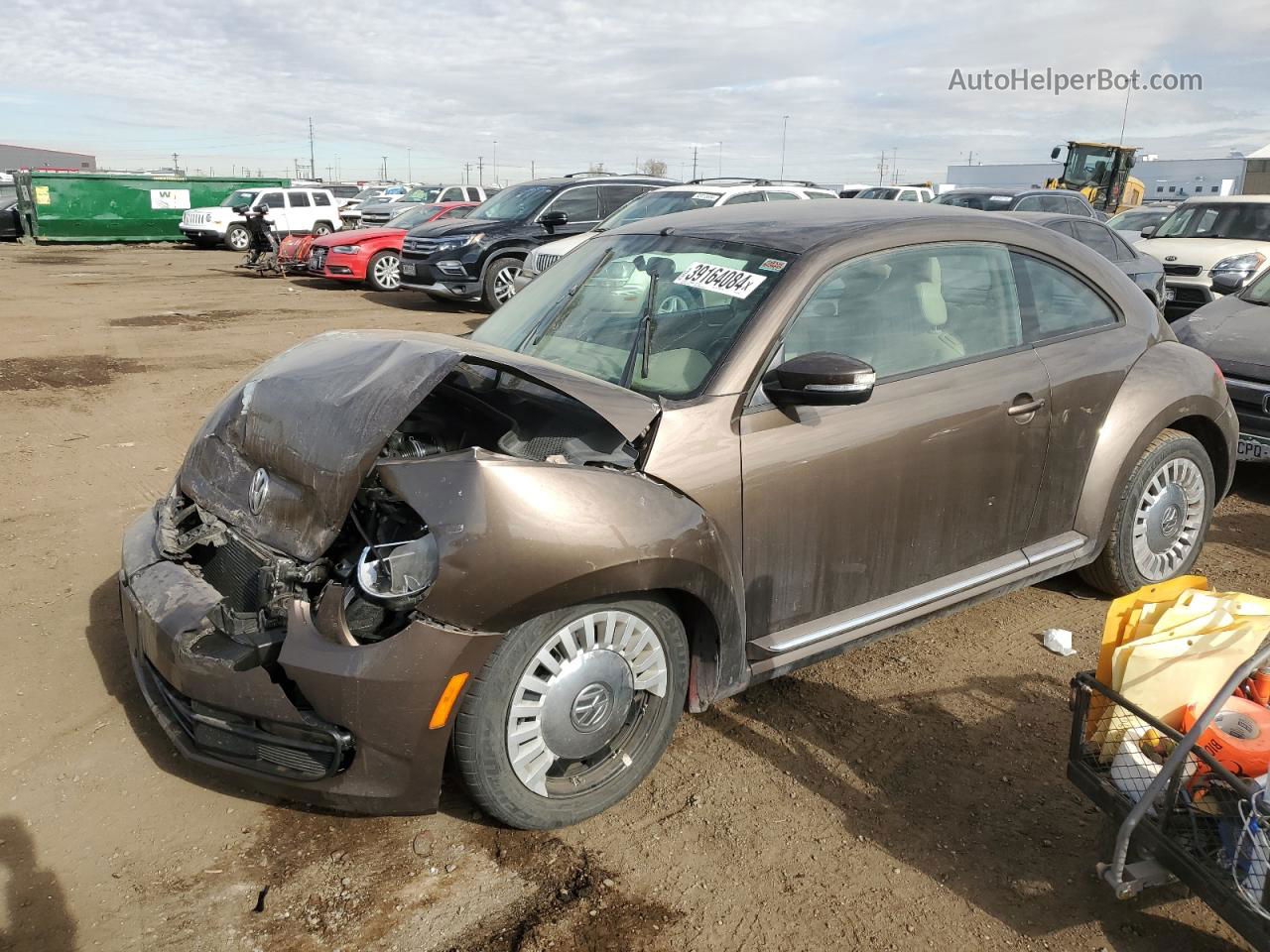 2014 Volkswagen Beetle  Brown vin: 3VWJX7AT9EM632031