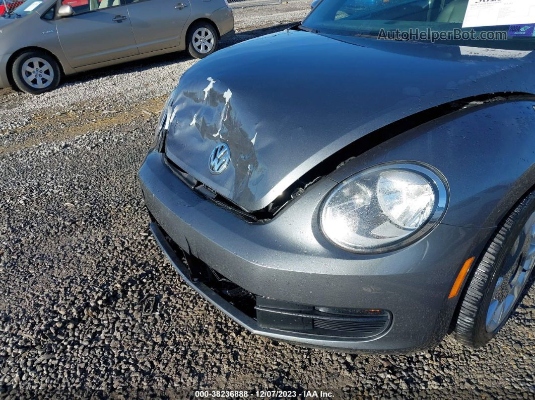 2014 Volkswagen Beetle 2.5l Gray vin: 3VWJX7ATXEM608272