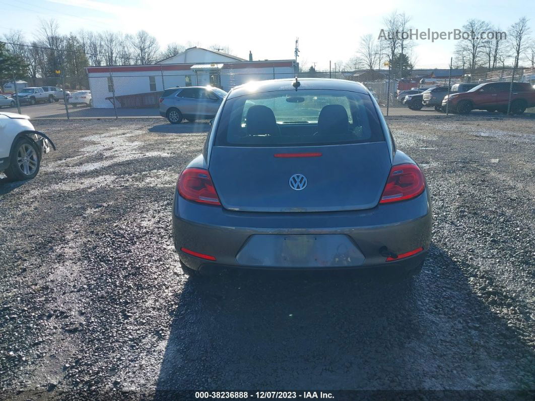 2014 Volkswagen Beetle 2.5l Gray vin: 3VWJX7ATXEM608272