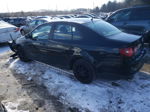 2009 Volkswagen Jetta S Black vin: 3VWJZ71K09M148806