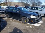 2009 Volkswagen Jetta S Black vin: 3VWJZ71K09M148806