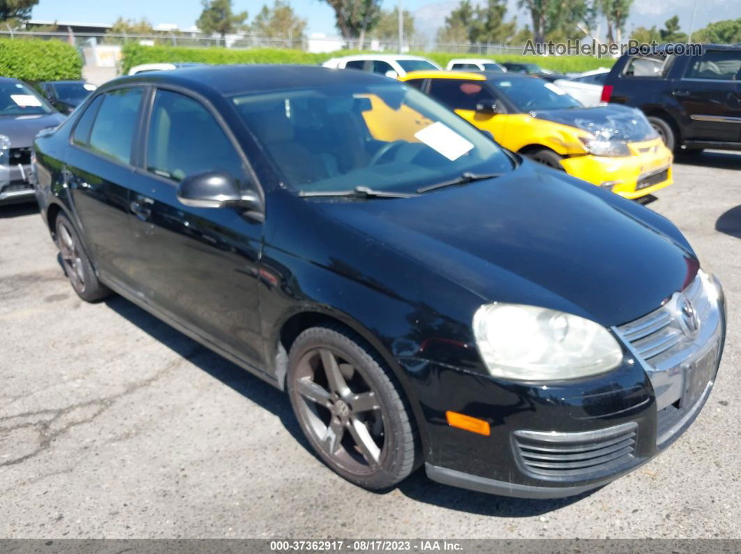 2009 Volkswagen Jetta Sedan S Черный vin: 3VWJZ71K19M099308