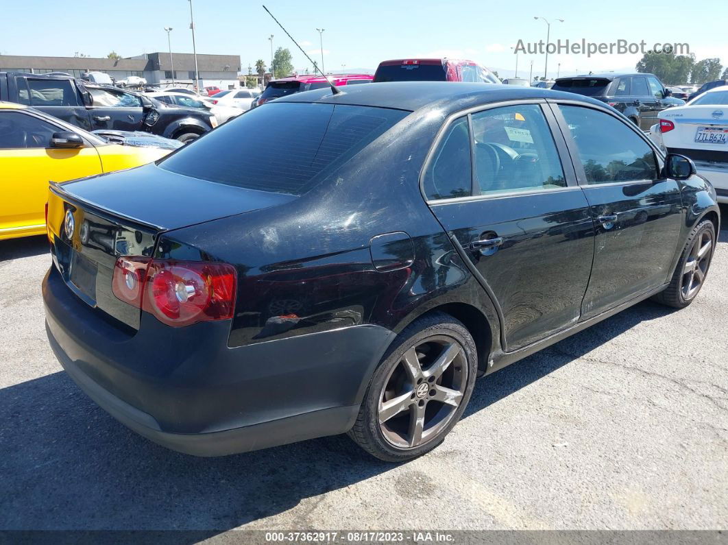 2009 Volkswagen Jetta Sedan S Черный vin: 3VWJZ71K19M099308