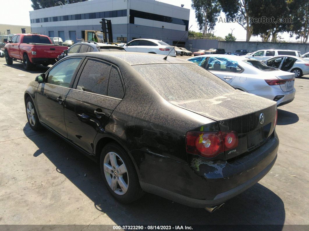 2009 Volkswagen Jetta Sedan S Black vin: 3VWJZ71K29M068391