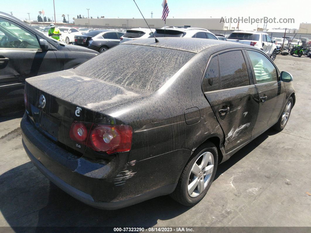 2009 Volkswagen Jetta Sedan S Black vin: 3VWJZ71K29M068391