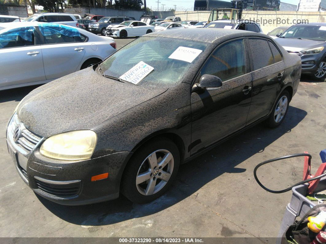 2009 Volkswagen Jetta Sedan S Black vin: 3VWJZ71K29M068391