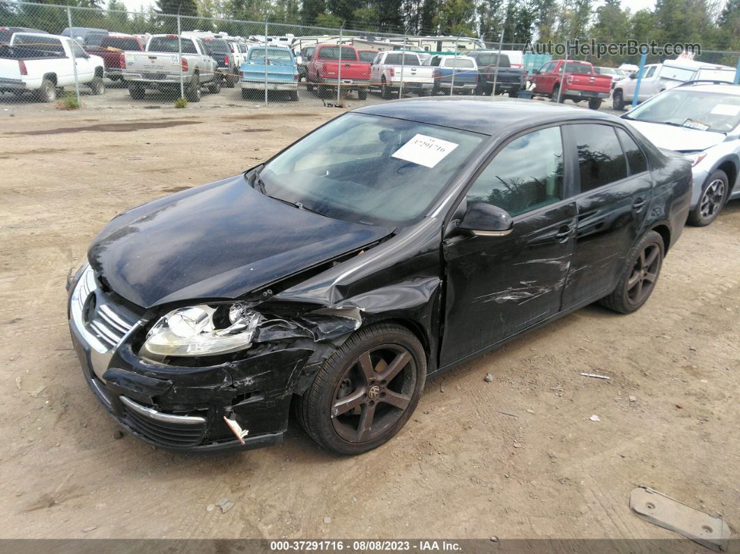 2009 Volkswagen Jetta Sedan S Black vin: 3VWJZ71K29M151206