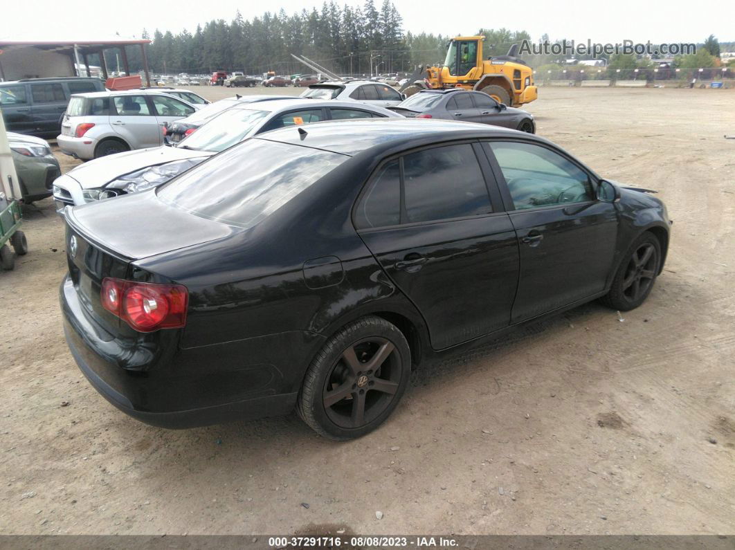 2009 Volkswagen Jetta Sedan S Black vin: 3VWJZ71K29M151206