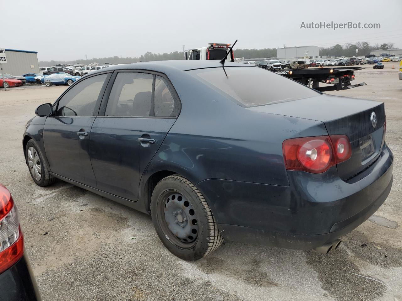 2009 Volkswagen Jetta S Синий vin: 3VWJZ71K49M026207