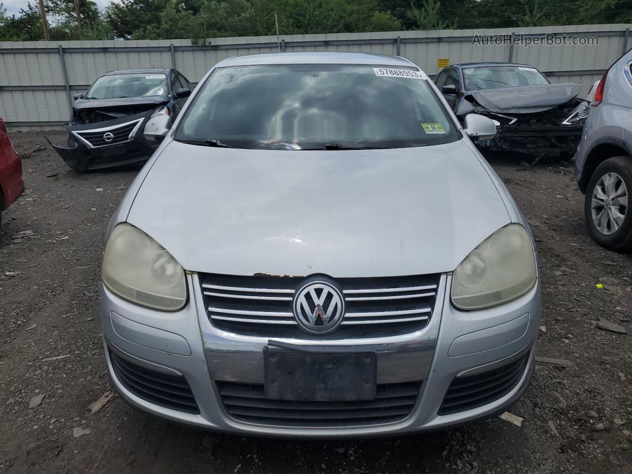 2009 Volkswagen Jetta S Silver vin: 3VWJZ71K49M029690