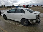 2009 Volkswagen Jetta S White vin: 3VWJZ71K69M088689