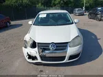 2009 Volkswagen Jetta S White vin: 3VWJZ71K69M167568