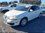 2009 Volkswagen Jetta S White vin: 3VWJZ71K79M060139