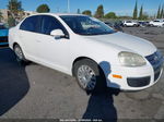 2009 Volkswagen Jetta S White vin: 3VWJZ71K79M060139