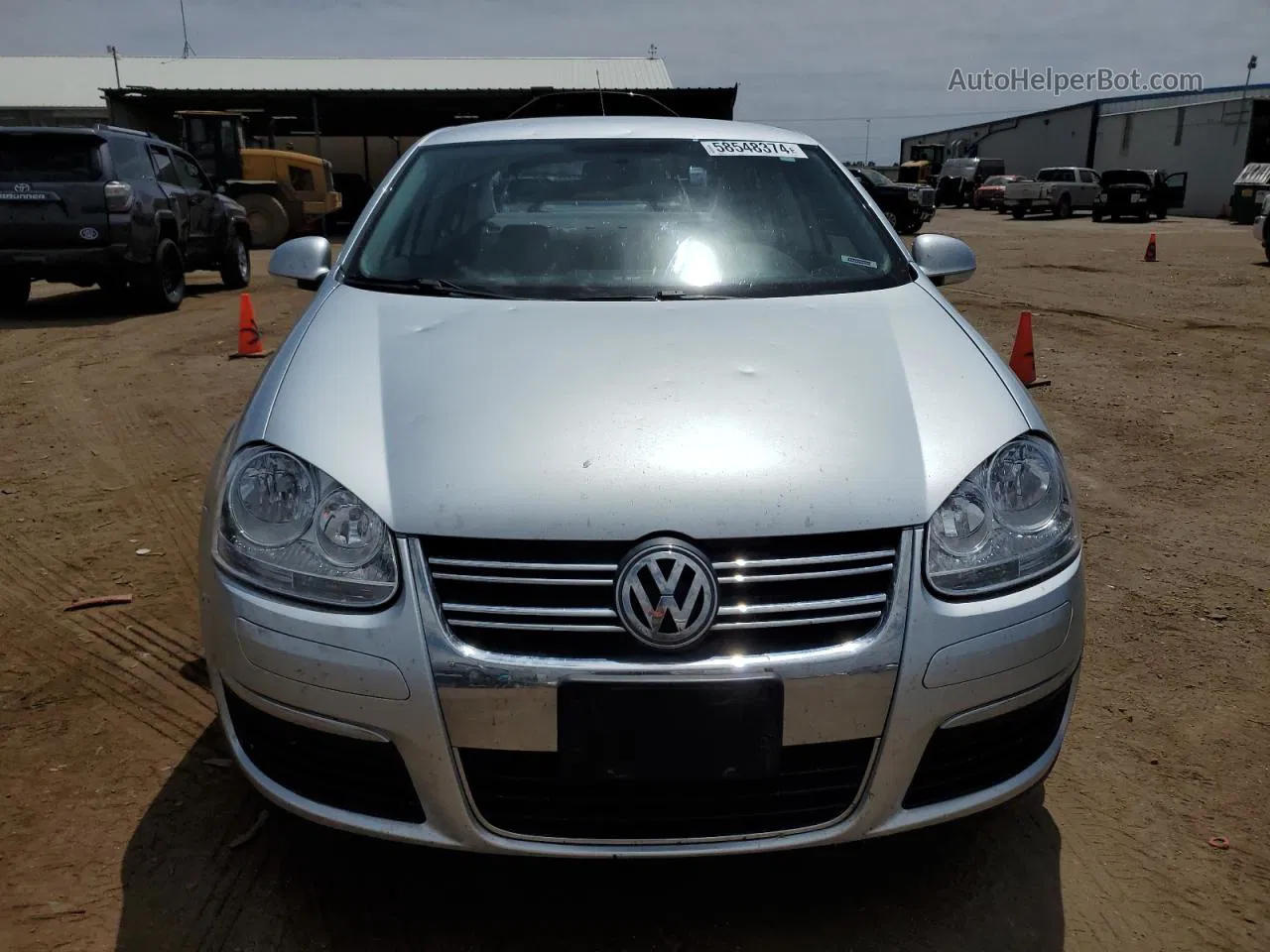 2009 Volkswagen Jetta S Серебряный vin: 3VWJZ71K89M128643